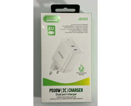 Зарядка Jokade JB083 (2USB/30W)
