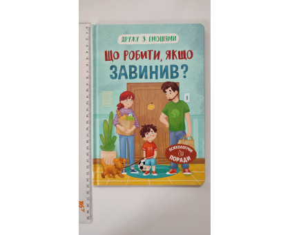 Книга В5 тв. Дружу з емоціями "Що робити, якщо завинив?" Кр.Бук