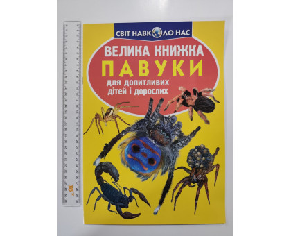 Енцикл. А3 м'яка Світ навк. нас "Велика книжка ПАВУКИ" Кр.Бук