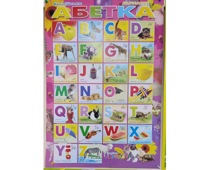 Плакат "Alfabet"