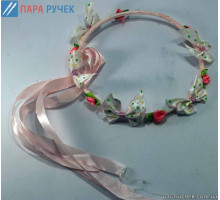 Обруч празднич. Цветы (10704)