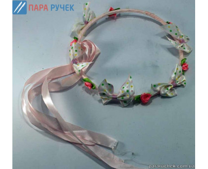 Обруч празднич. Цветы (10704)