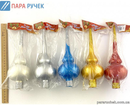 Верхушка №128 "кристал" 25см Украина(5цв)
