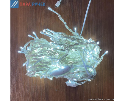 Гирлянда электр. 280л. "Штора" 4х1 БЕЛАЯ F8