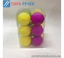 Шарики 9478 6см. (12шт.)