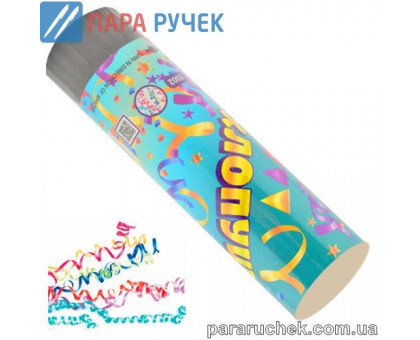 Хлопушка 11см. 9301 Серпантин