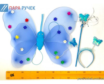 Костюм новог. крылья бабочки+обруч+палочка (5-3)