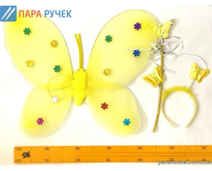 Костюм новог. крылья Бабочки+обруч+палочка (5-2)