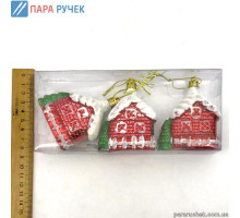 Игрушка новог. 9211 домик (3шт)