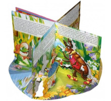Книга-картонка "Каруселька-панорамка" 15х17,5см; 4 вида