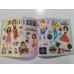 Книга "Stickerland - Glamour girls" ГЛІТЕР з 4 арк. наліпок 23х22,5см, РМ-87