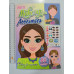 Книга А4+ "Студія краси. Make up & Accesories" з наліпками ГЛІТЕР РМ-76