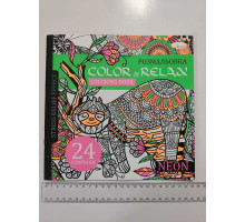 Розмальовка-Антистрес 23х22,5см "Color & Relax" 24 стор., 3 види РМ-67