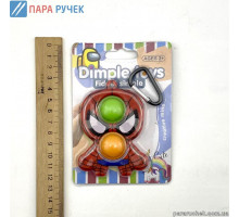 Игрушка брелок Simple Dimple-Pop-It Герои 587109 на планшетке