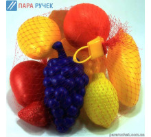 KinderWay.Набор ФРУКТЫ, 8 предметов в сетке (04-474)