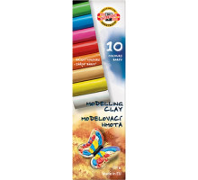 Пластилин Koh-i-Noor Бабочка 10 цветов 200 г 