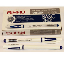 Ручка гелевая синяя Aihao
