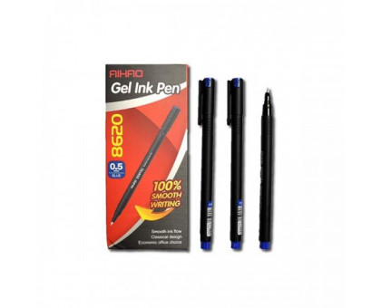 Ручка гель AIHAO 8620 син.