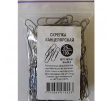 Скрепки 25мм 