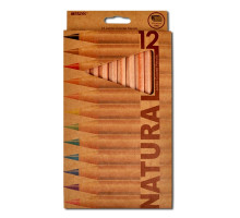 Карандаши "MARCO" Natural-Cedarlite 12 цветов (6100-12CB)