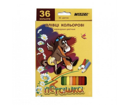 Карандаши "MARCO" Пегашка 36 цветов (1010-36СВ)
